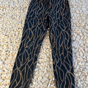 L’Agence chain print jeans
